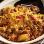 crockpot cowboy casserole dinner recipe photo