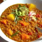 curry lentil soup soup recipe photo