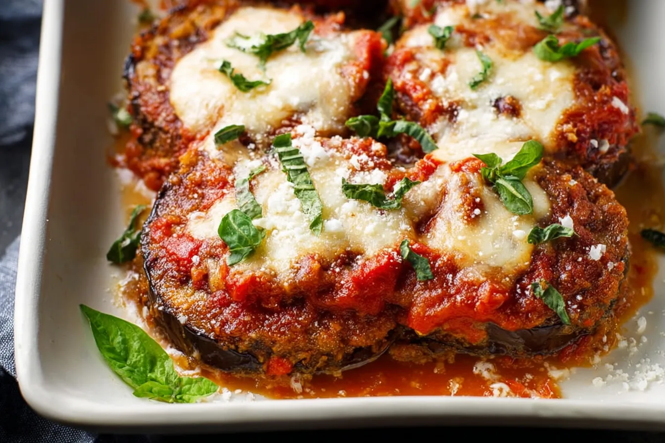 eggplant parmesan dinner recipe photo