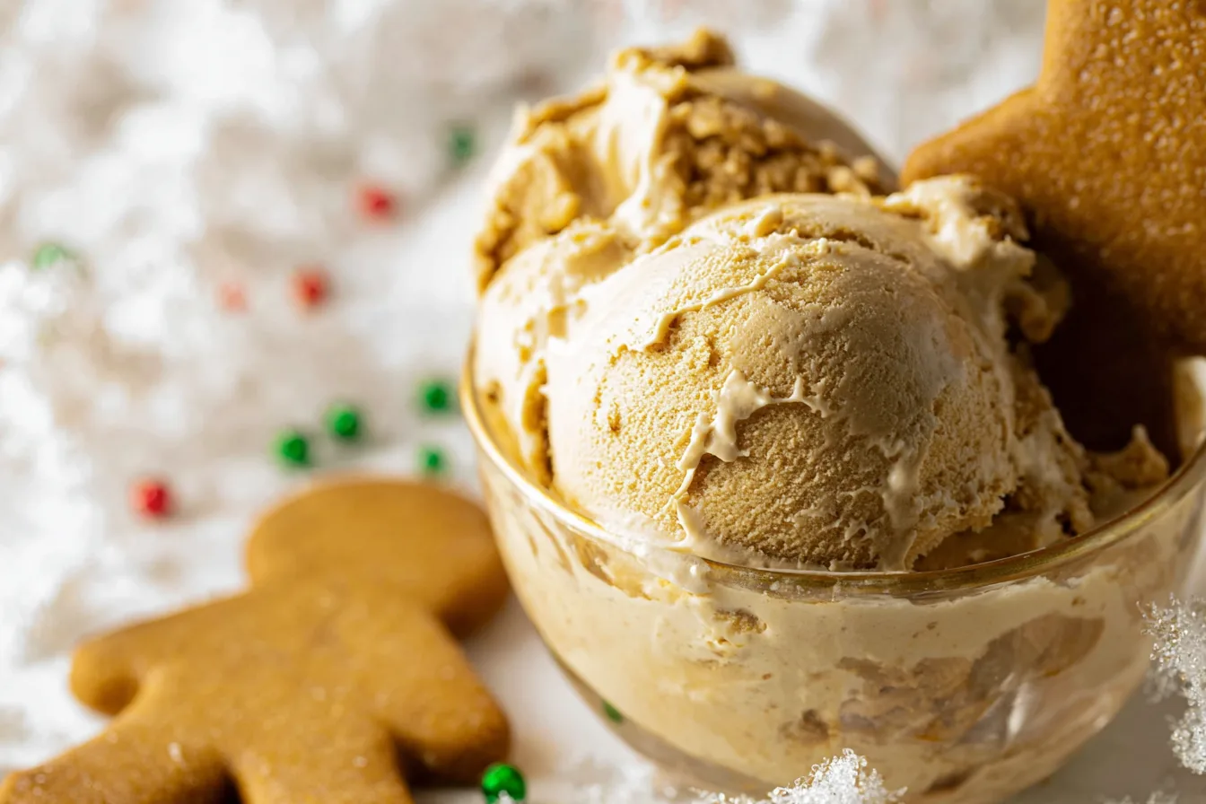 gingerbread ice cream dessert recipe photo