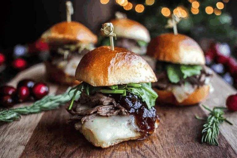 gingery steak brie sliders dinner recipe photo