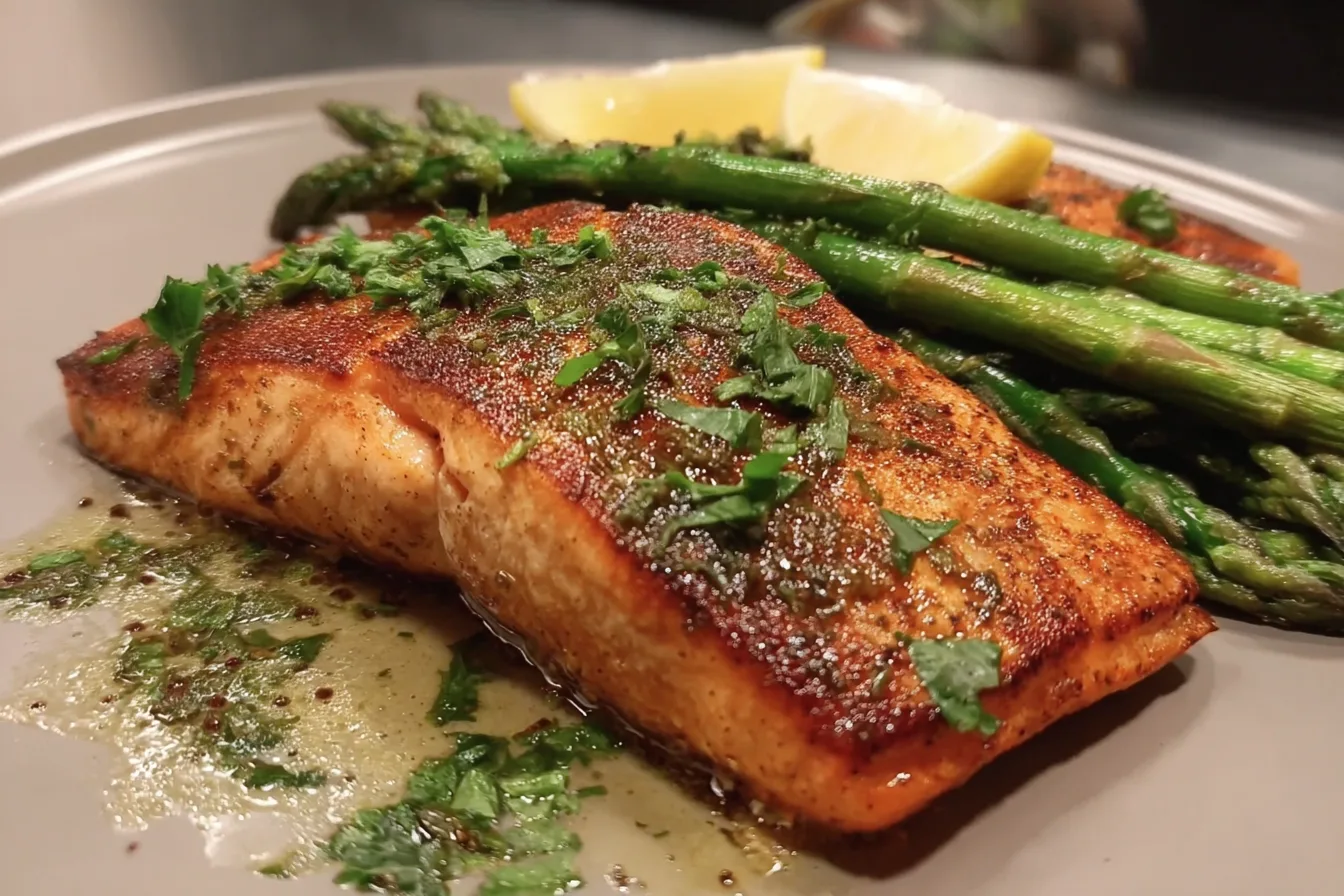 gordon ramsay salmon dinner recipe photo