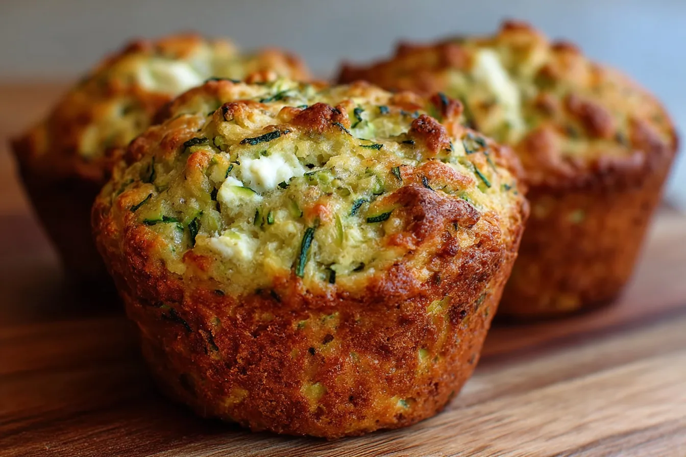 greek yogurt zucchini muffin breakfast recipe photo