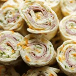 ham cheese tortilla roll ups lunch recipe photo