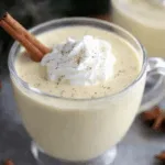 homemade eggnog drink recipe photo