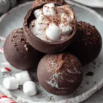 hot chocolate bomb dessert recipe photo