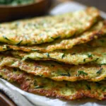 low carb zucchini tortillas lunch recipe photo