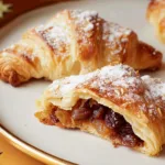 mince pie marzipan croissant breakfast recipe photo