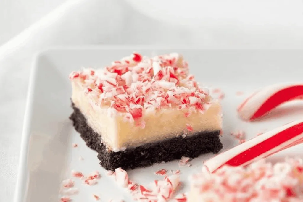 peppermint cheesecake bars Dessert recipe photo