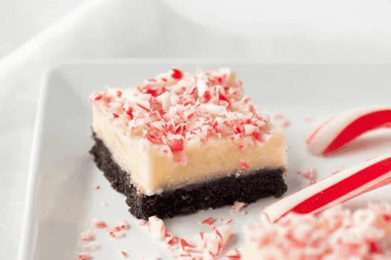 peppermint cheesecake bars Dessert recipe photo