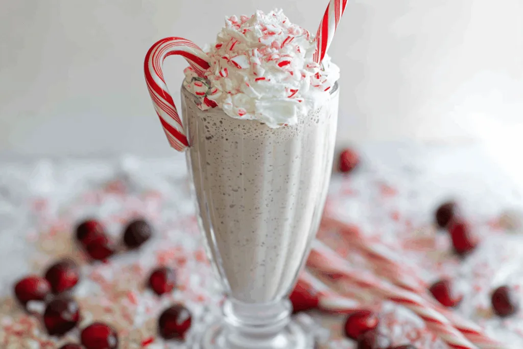 peppermint milkshake Drink recipe photo