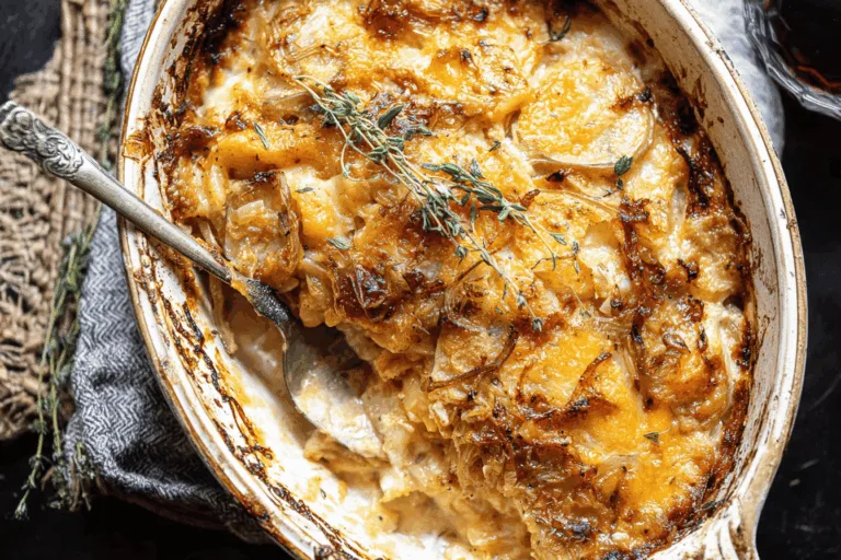 scalloped potatoes caramelized onions Side Dish recipe photo