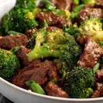 slow cooker beef broccoli Dinner recipe photo