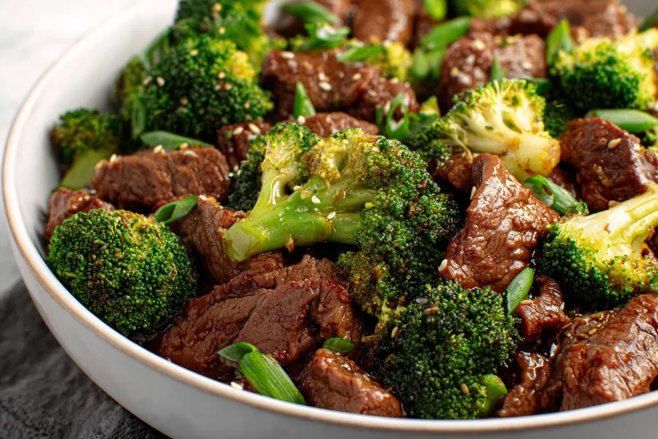 slow cooker beef broccoli Dinner recipe photo