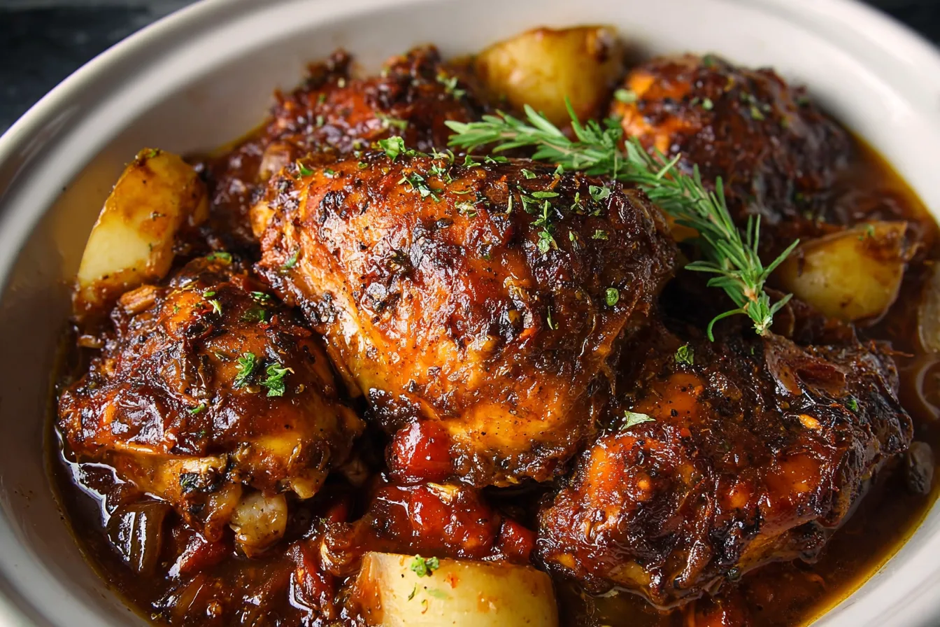 slow cooker chicken dinner recipe photo