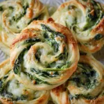 spinach artichoke swirl appetizer recipe photo