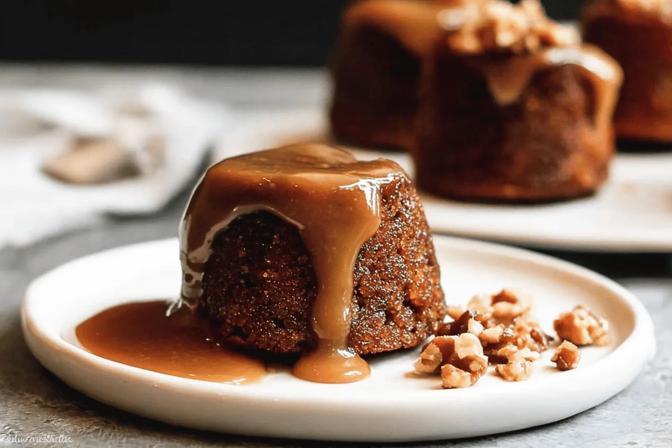 sticky toffee pudding dessert recipe photo