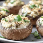 stuffed mushrooms appetizer recipe photo