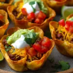 taco cups dinner recipe photo
