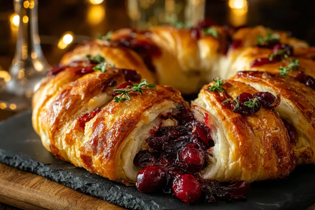 turkey cranberry crescent ring Dinner recipe photo