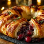 turkey cranberry crescent ring Dinner recipe photo