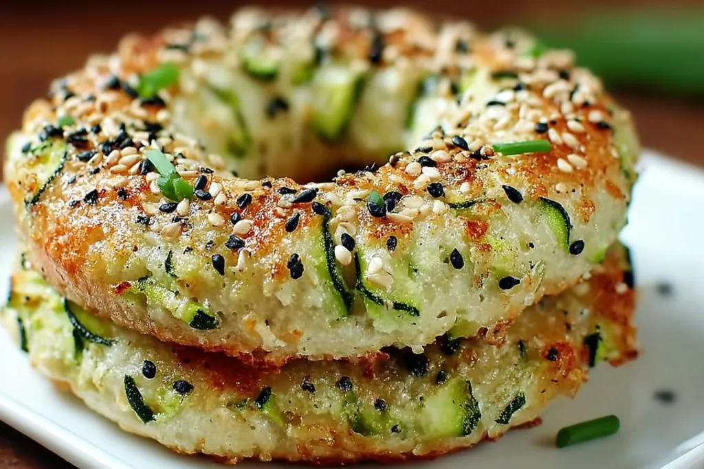 zucchini bagel breakfast recipe photo