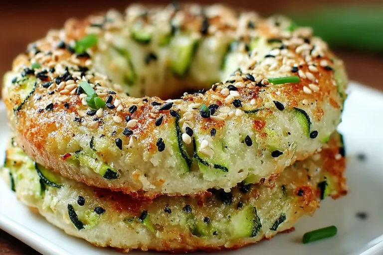 zucchini bagel breakfast recipe photo