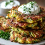 zucchini fritters snack recipe photo