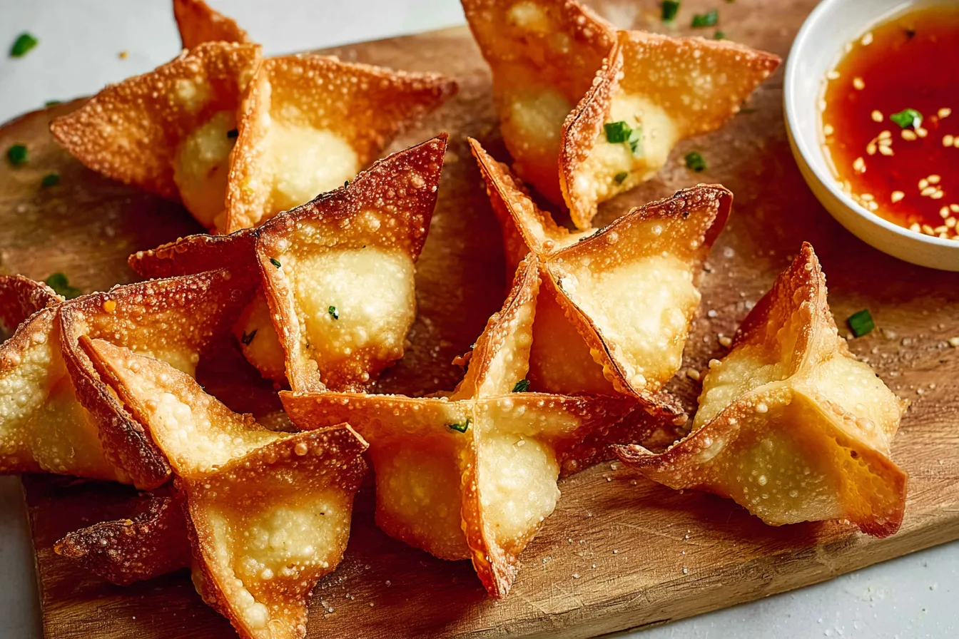 air fryer crab rangoon appetizer recipe photo