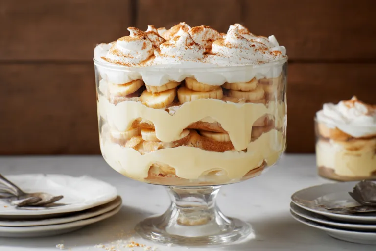 banana pudding dessert recipe photo