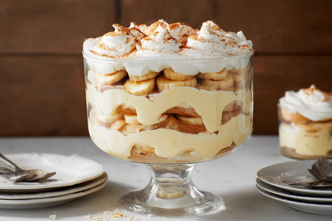 banana pudding dessert recipe photo