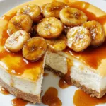 bananas foster cheesecake dessert recipe photo