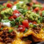 beef nachos supreme snack recipe photo