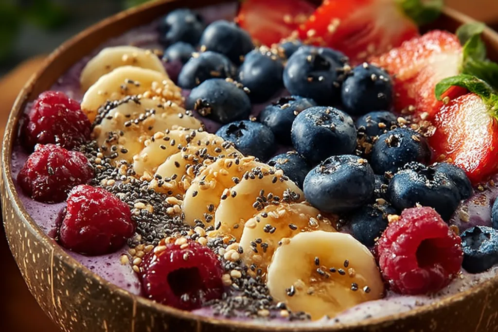 berry bliss bowl breakfast recipe photo
