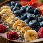 berry bliss bowl breakfast recipe photo