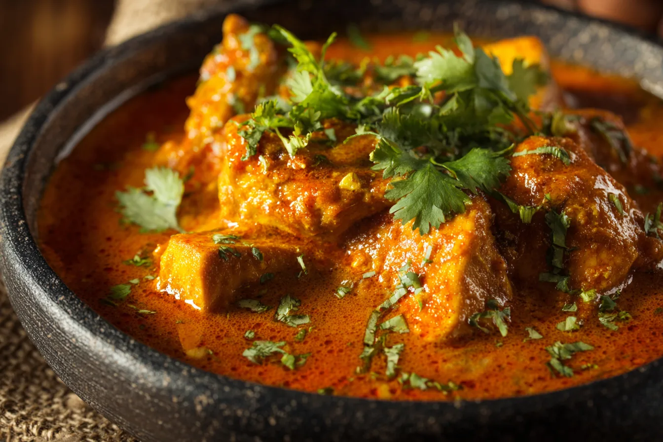 chicken curry dinner recipe photo