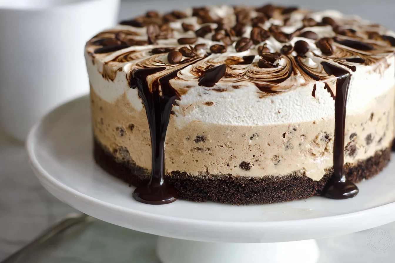 coffee ice cream cake dessert recipe photo