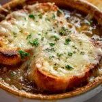 crockpot french onion soup dinner recipe photo