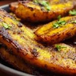 cuban mojo roasted plantains side dish recipe photo