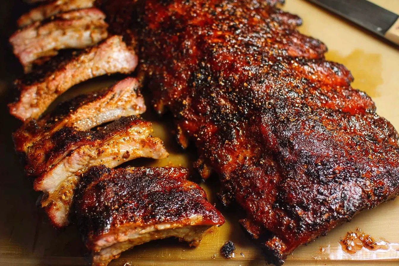 dry rub baby back ribs dinner recipe photo