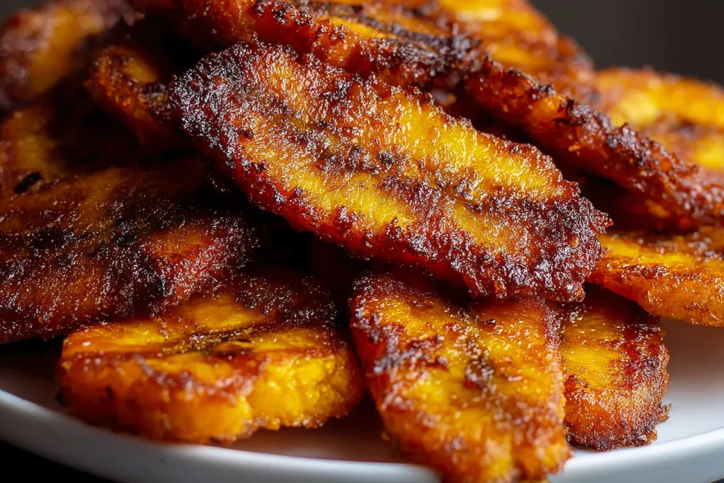 fried sweet plantains snack recipe photo