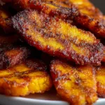 fried sweet plantains snack recipe photo