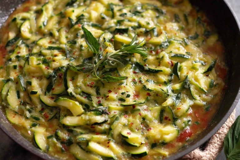 italian zucchini sauce dinner recipe photo