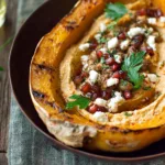 mediterranean bean dip roasted squash dinner recipe photo