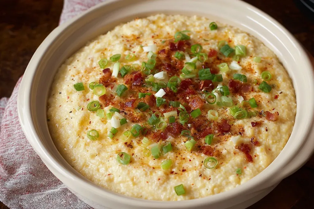 slow cooker grits breakfast recipe photo